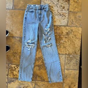 Pacsun Light Wash Ripped Jeans